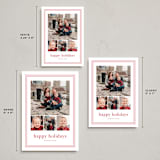 "Classy frame" - Holiday Cards in Poinsettia by Stacey Meacham - Formats Available