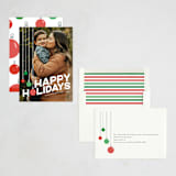 "Ornament Display" - Holiday Cards in Holly Berry by Robin Ott - Assembled