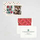 "Nice List" - Holiday Cards in Marshmallow by Shari Margolin - Assembled