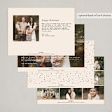 "Triple" - Holiday Cards in Pudding by Anastasia Makarova - Back of Card