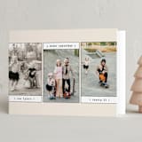 "Triple" - Holiday Cards in Pudding by Anastasia Makarova - Folded Card