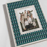 "Retro Weave" - Holiday Cards in Forest by Wendy Chung - Detail