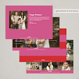 "Little Mod" - Holiday Cards in Sugarplum by Ellis - Back of Card Options