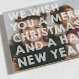 "Big Bold" - Holiday Cards in Snow by Snow and Ivy - Detail