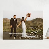 "Season Filled With Joy" - Holiday Cards in Ivory by Jackie Mangiolino - Front