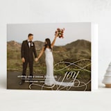 "Season Filled With Joy" - Holiday Cards in Ivory by Jackie Mangiolino - Folded Card