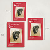 "Nice pup" - Holiday Cards in Poinsettia by Kat Roberts - Formats Available