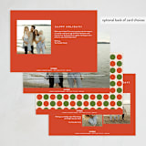 "Dots of joy" - Holiday Cards in Santa by Alexandra Dzh - Back of Card Options