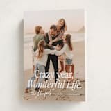 "Wonderfully Crazy" - Holiday Cards in Snowball by Erin L. Wilson - Folded Card