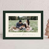 "Classic Frame" - Holiday Cards in Evergreen by Ekko Studio - Front