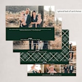 "Classic Frame" - Holiday Cards in Evergreen by Ekko Studio - Back of Card Options