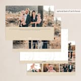 "Holiday Happiness" - Holiday Cards in Champagne by Angela Thompson - Back of Card Options