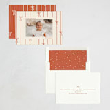 "Lines of Bows" - Holiday Cards in Cider by Ellen Schlegelmilch - Assembled
