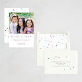 "More Cheer" - Holiday Cards in Sage by Lori Wemple - Assembled