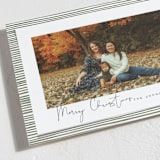 "Classic Stripes" - Holiday Cards in Forest by Michelle Taylor - Detail