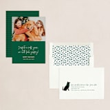 "Feelin Yappy" - Holiday Cards in Forest by 2birdstone - Assembled