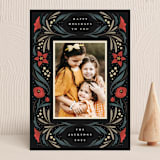 "Happy Holiday Frame" - Holiday Cards in Spruce by Grae - Front