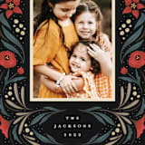 "Happy Holiday Frame" - Holiday Cards in Spruce by Grae - Detail