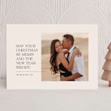 "Merry Bright Holiday" - Holiday Cards in Eggnog by Jessica Corliss - Front