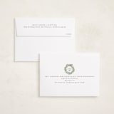 "Wreath Multi" - Holiday Cards in Marshmallow by Everett Paper Goods - FREE Recipient Addressing