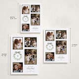 "Wreath Multi" - Holiday Cards in Marshmallow by Everett Paper Goods - Formats Available