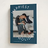 "Round and Round" - Holiday Cards in Blueberry by Jessica Williams - Folded Card