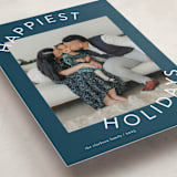 "Round and Round" - Holiday Cards in Blueberry by Jessica Williams - Detail