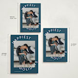 "Round and Round" - Holiday Cards in Blueberry by Jessica Williams - Formats Available