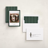 "Colored Edge" - Holiday Cards in Hunter by Jennifer Postorino - Assembled