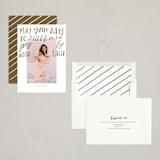 "Joy & Good Cheer" - Holiday Cards in Moss by Abbigail Lim - Assembled