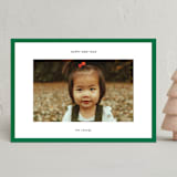 "Classic Border" - Holiday Cards in Pine by Wendy Chung - Front
