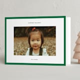 "Classic Border" - Holiday Cards in Pine by Wendy Chung - Folded Card