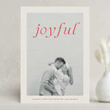 "Frankly" - Holiday Cards in Cardinal by Ani Somi - Front