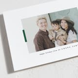 "Double Bar" - Holiday Cards in Foliage by Up Up Creative - Detail