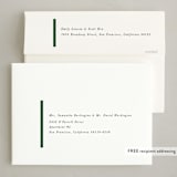 "Double Bar" - Holiday Cards in Foliage by Up Up Creative - FREE Recipient Addressing