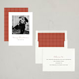 "simple squared" - Holiday Cards in Terracotta by Julia Hall - Assembled