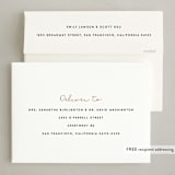 "simple squared" - Holiday Cards in Terracotta by Julia Hall - FREE Recipient Addressing