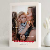 "Rick Rack" - Holiday Cards in Cream by Carrie ONeal - Folded Card