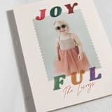 "Riso" - Holiday Cards in Candy Apple by Julie Murray - Detail
