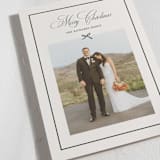 "Elegant Bow Holiday" - Holiday Cards in Evergreen by Chelsea Petaja - Detail