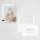 "Seasonal Chic" - Holiday Cards in Licorice by Jessica Williams - Assembled