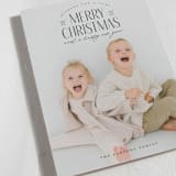 "Seasonal Chic" - Holiday Cards in Licorice by Jessica Williams - Detail