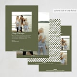 "Candlelit Eve" - Holiday Cards in Snow by Carrie ONeal - Back of Card Options