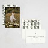 "Candlelit Eve" - Holiday Cards in Snow by Carrie ONeal - Assembled