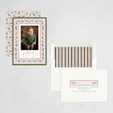 "Pine Frame" - Holiday Cards in Wreath by Everett Paper Goods - Assembled