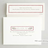 "Pine Frame" - Holiday Cards in Wreath by Everett Paper Goods - FREE Recipient Addressing
