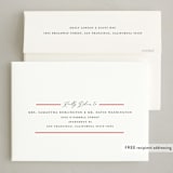 "Josephine" - Holiday Cards in Cherry by Pati Cascino - FREE Recipient Addressing