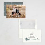 "Scripted Christmas" - Holiday Cards in Snow by Jennifer Postorino - Assembled