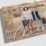 "Scripted Christmas" - Holiday Cards in Snow by Jennifer Postorino - Detail
