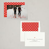 "Adorn" - Holiday Cards in Berry by MC Designs - Assembled